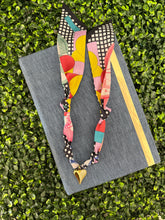 Golden Spade Scarf Necklace